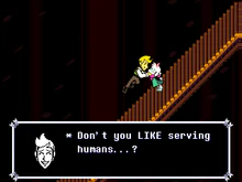 Ralsei screenshot serving humans.png