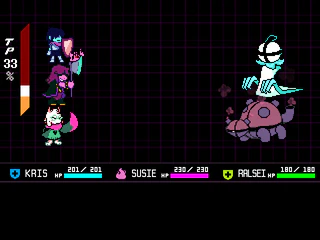Performing the Rude Buster ACT.