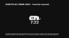 A screenshot of the 6th Anniversary Stream, Fountain (unused) plays with the description there too