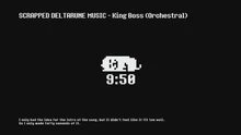 A screenshot of the 6th Anniversary Stream, King Boss (Orchestral) plays with the description there too
