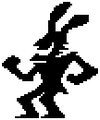 Shadowguy with bunny ears