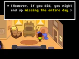 Warning before going to sleep in Chapter 4