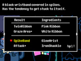 Item fusion for the SpikeBand at Castle Town in Chapter 5