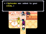 Receiving a SpinCake from Top Chef in Chapter 4