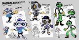 Design layouts for Sweet Cap'n Cakes by Nelnal