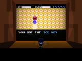Obtaining the Ice Key from a treasure chest