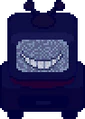 Tenna smiling at the end of Chapter 2