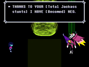 Weird Route screenshot Spamton NEO encounter.png